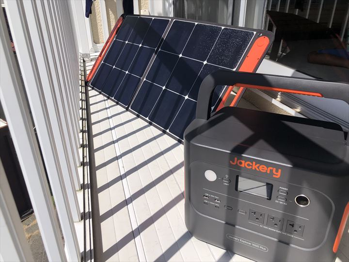 ackery Solar Generator 1000 Plus　災害時