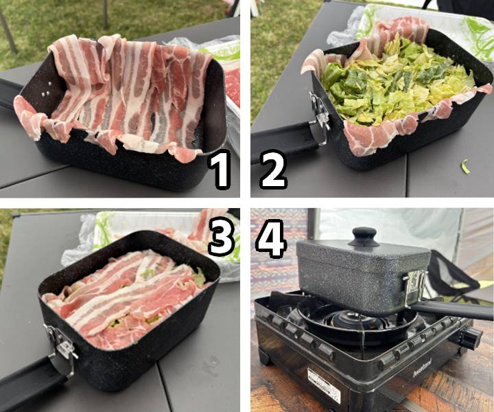 d+おうちキャンプ炊飯セット お好み焼き